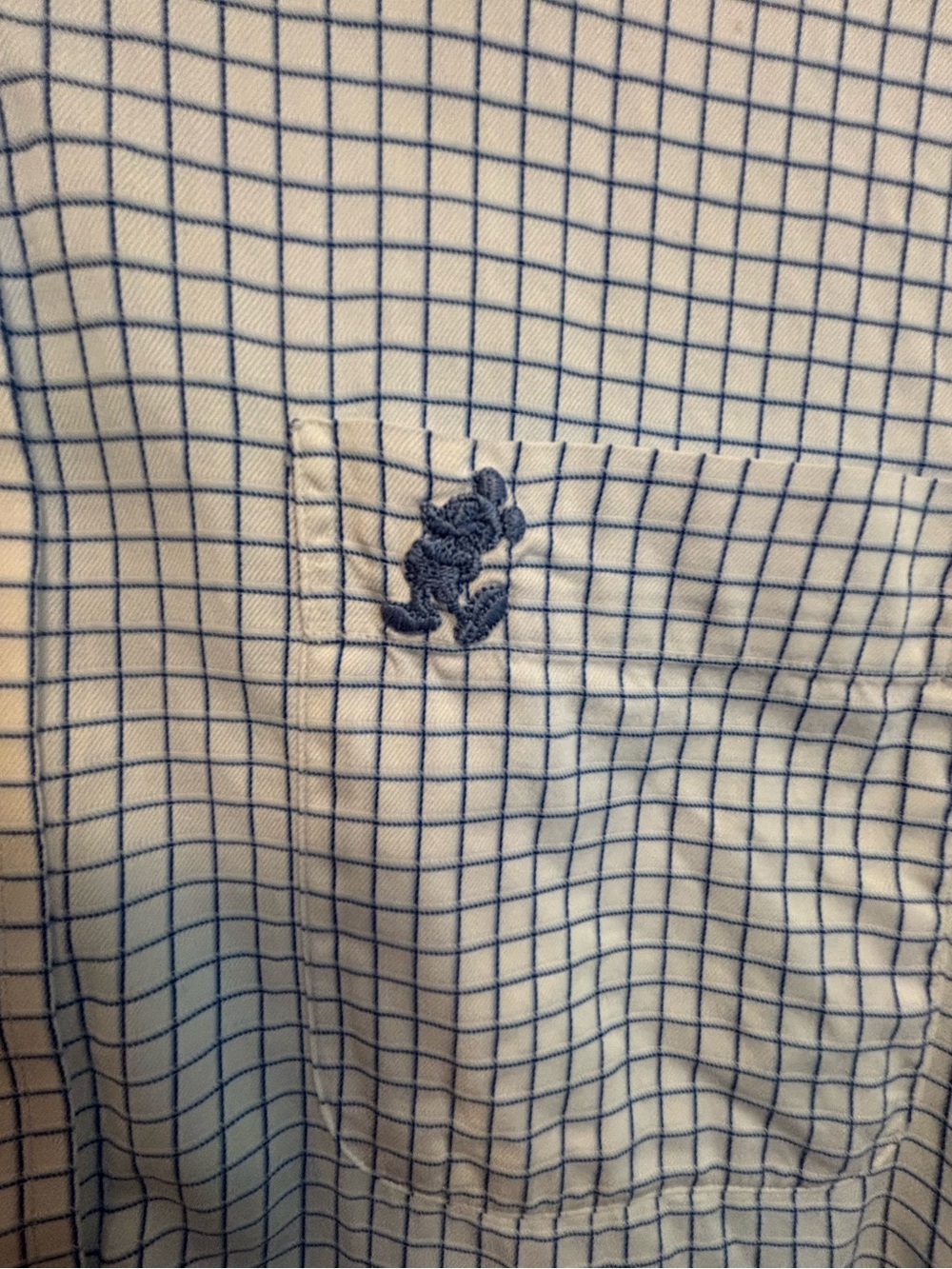 Disney Walt Disney World plaid long sleeve button down size XXL - Picture 2 of 4